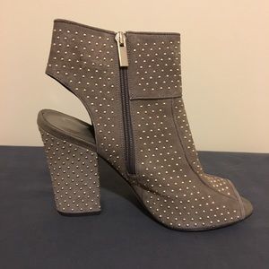 Jessica Simpson Studded Peep-Toe Booties
